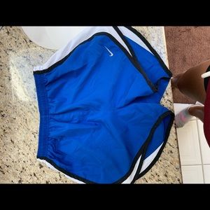 Nike blue athletic shorts